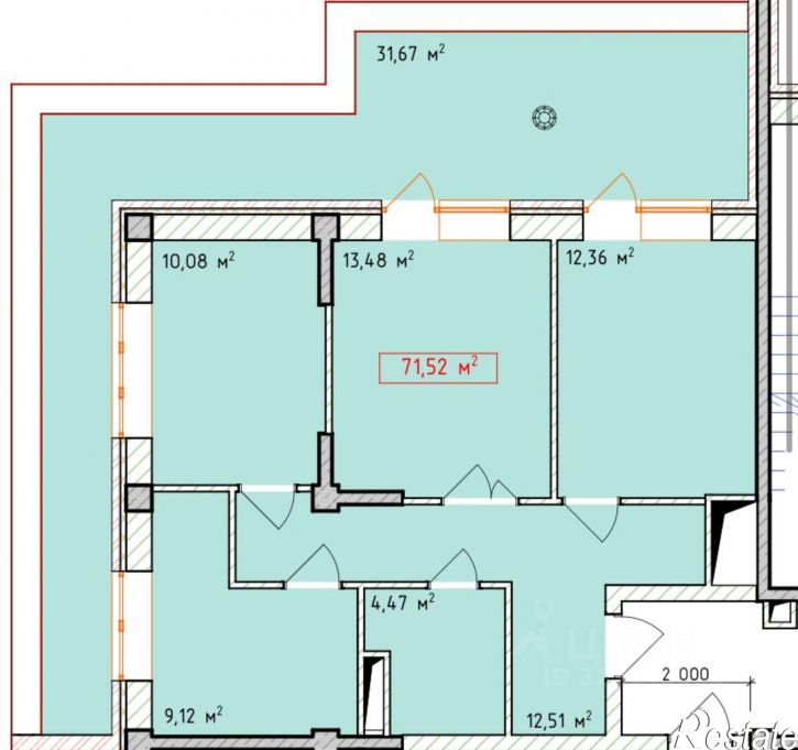 3-комн квартира Грозный