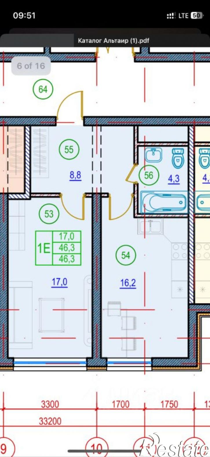 1-комн квартира ул имени Нурсултана Абишевича Назарбаева, 78,  д. 78