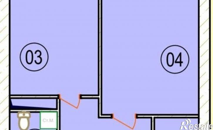 1-комн квартира улица Назарбаева, 58,  д. 58